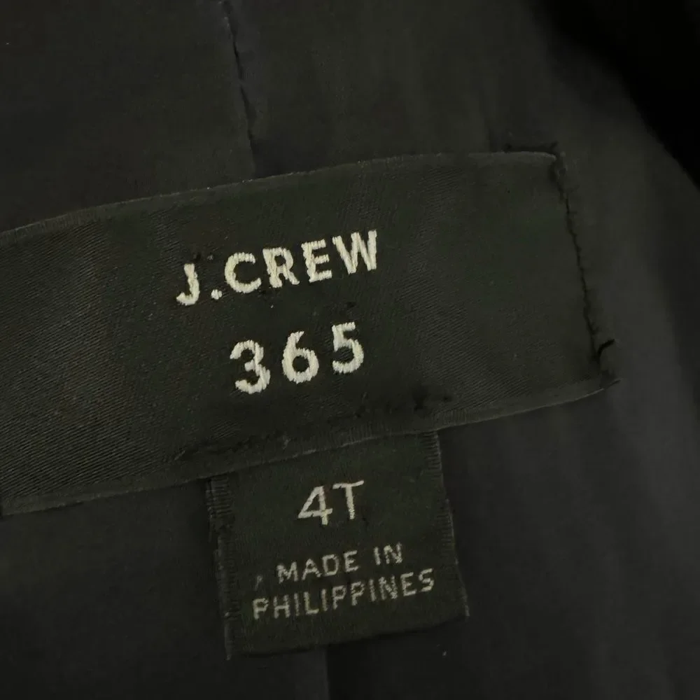 J.Crew 365 Women’s Going Out Black Blazer Size 4 Tall
